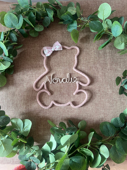 Personalised Teddy Bear Silhouette